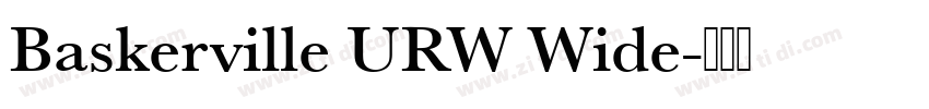 Baskerville URW Wide字体转换 Baskerville URW Wide字体转换